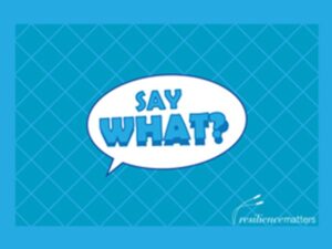 Say What Resilience Training Card Game